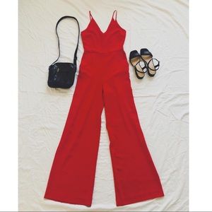 Dynamite Red Jumpsuit